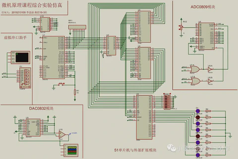 微机原理51单片机综合实验